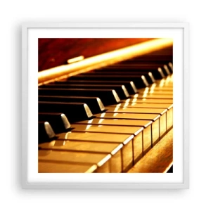 Poster in einem weißen Rahmen - Endlose Möglichkeiten - 50x50 cm