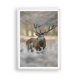 Poster in einem weißen Rahmen - Ein flotter Morgen - 70x100 cm