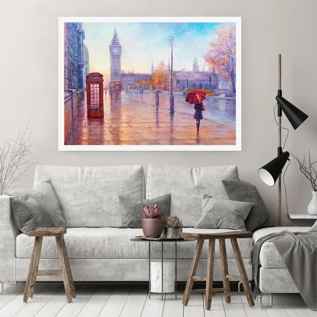 Poster - Londoner Herbsttag - 91x61 cm