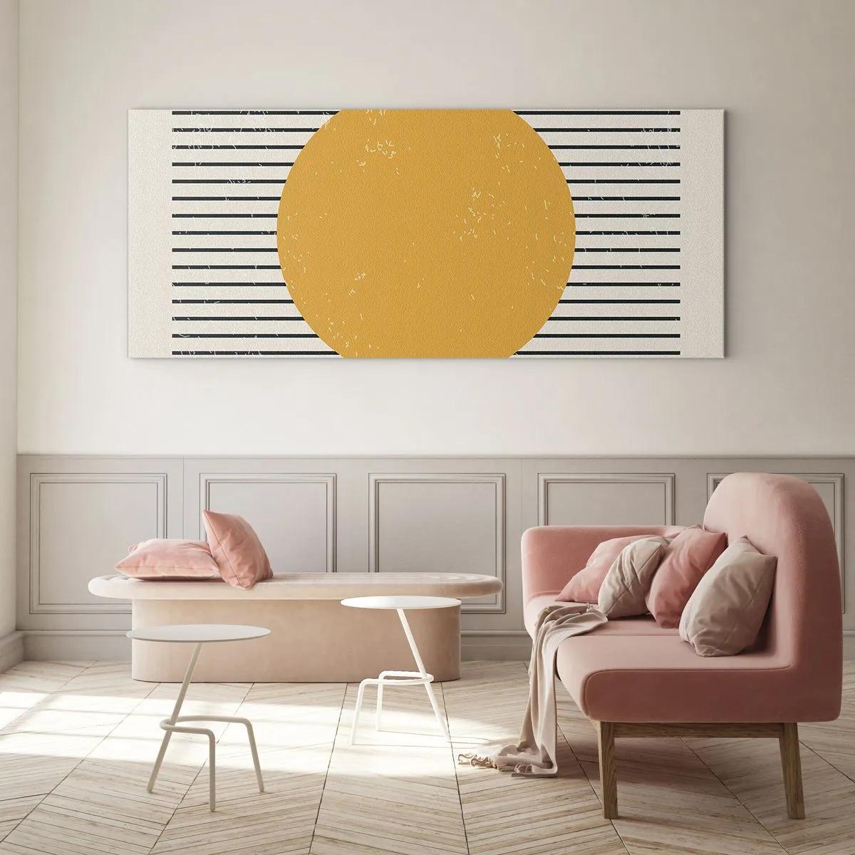 Glasbild - Bild auf glas - Die Kraft der Einfachheit - 90x30 cm