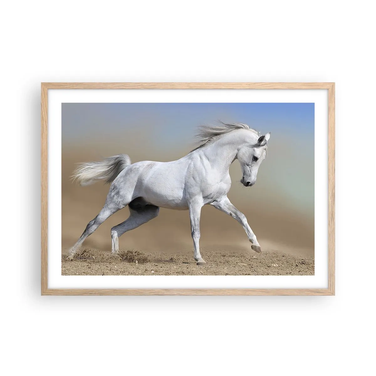 Poster in einem Rahmen aus heller Eiche - Die schönste arabische Sage - 70x50 cm