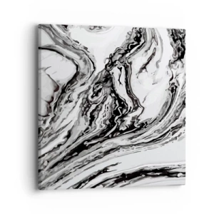 Bild auf Leinwand - Leinwandbild - Am Anfang war Chaos - 40x40 cm