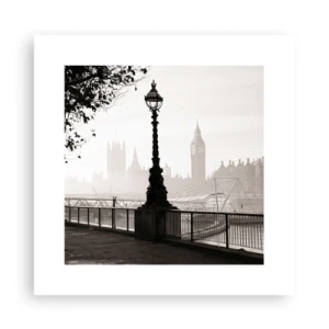 Poster - Londoner Morgen - 30x30 cm