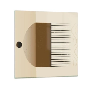 Glasbild - Bild auf glas - Verschiedene Staaten - 30x30 cm