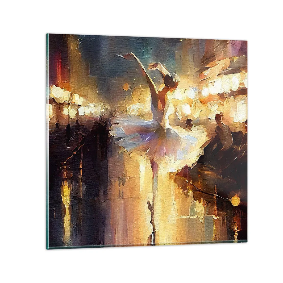 Glasbild - Bild auf glas - Wunder auf der Straße - 60x60 cm