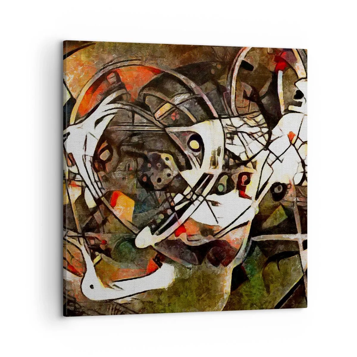 Bild auf Leinwand - Leinwandbild - Hören Sie den Verkehr? - 50x50 cm