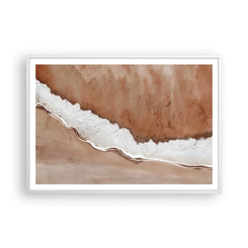 Poster in einem weißen Rahmen - In Farben der Erde - 100x70 cm