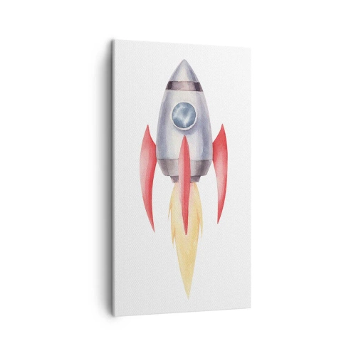 Bild auf Leinwand - Leinwandbild - Höher, schneller, weiter - 45x80 cm