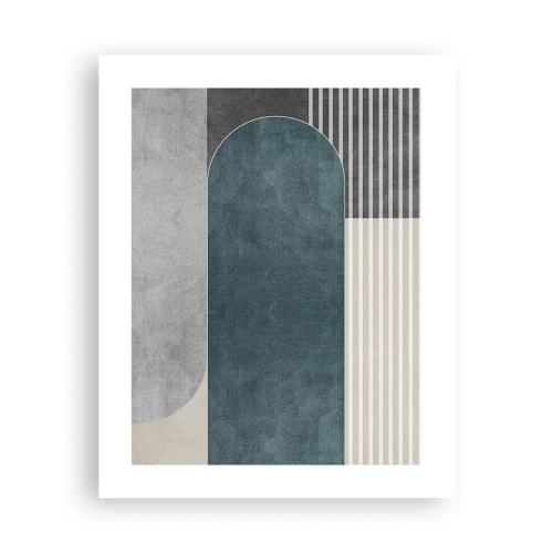 Poster - Komposition auf der Ebene - 40x50 cm