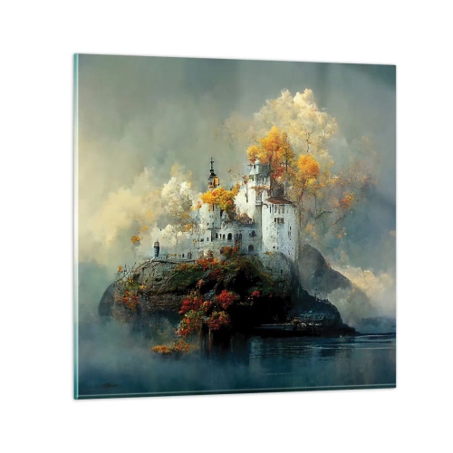 Glasbild - Bild auf glas - Beginn einer romantischen Geschichte - 30x30 cm