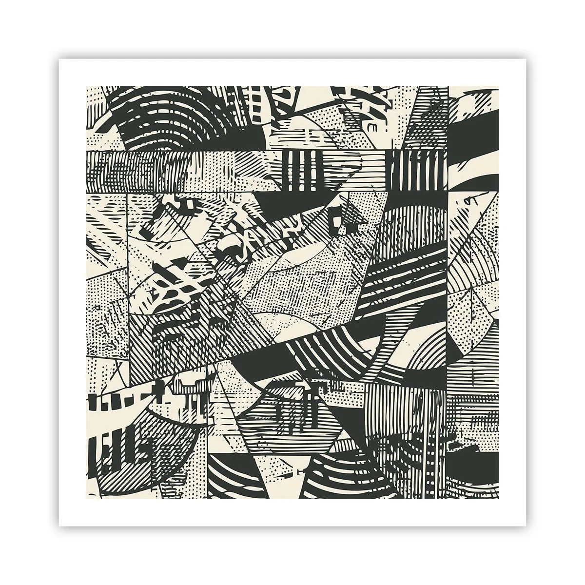 Poster - Die Dynamik der Gegenwart - 60x60 cm