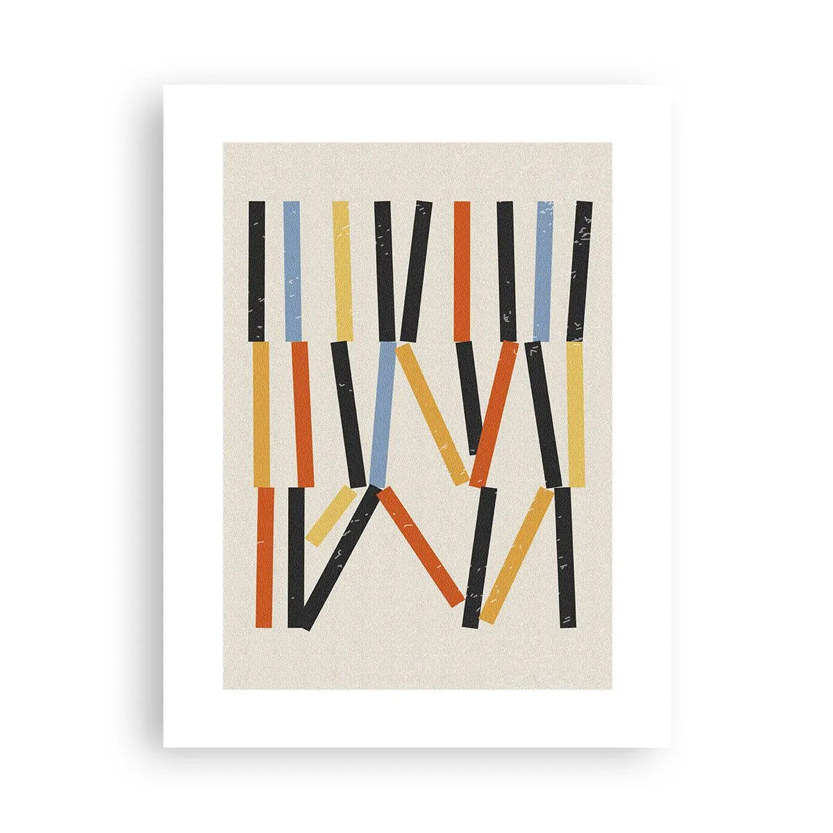 Poster - Komposition auf der Ebene - 30x40 cm