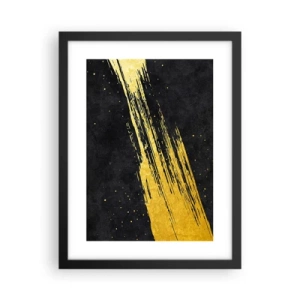 Poster in einem schwarzem Rahmen - Sprung in den Hyperraum - 30x40 cm
