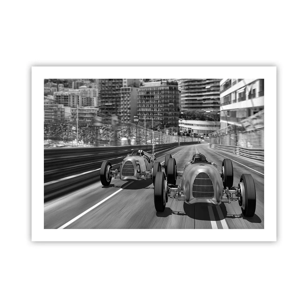 Poster - Vor langer Zeit in Monte Carlo - 70x50 cm