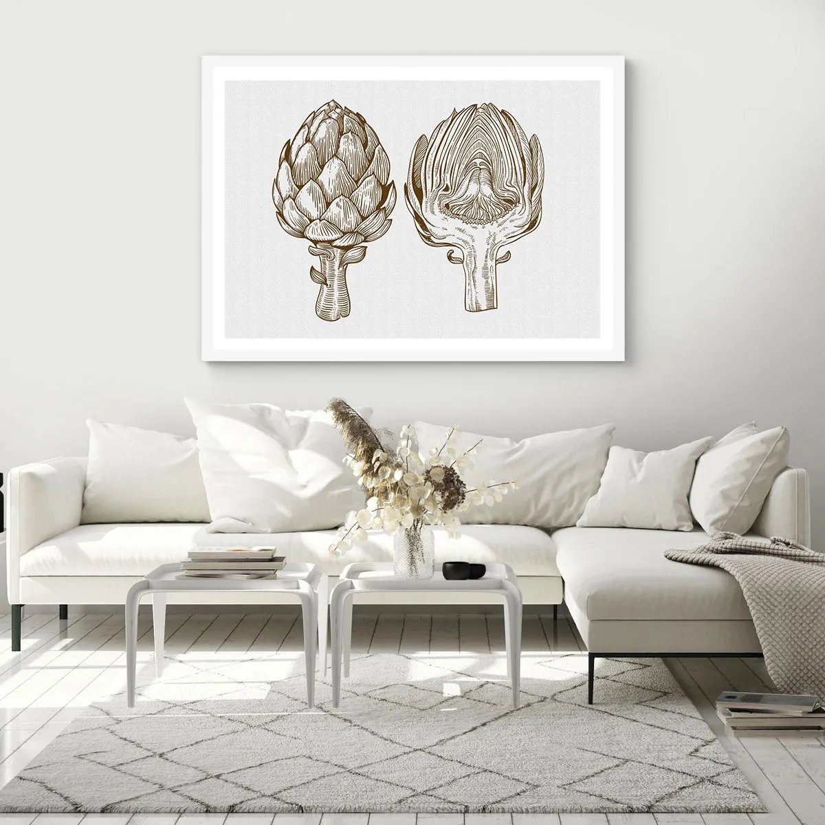 Poster in einem weißen Rahmen - Anatomie-Lektion - 70x50 cm