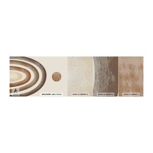 Fototapeten Muster Premium Canvas - In einer weit entfernten Galaxie - Abstraktion, Stück, Design - 100x30 cm