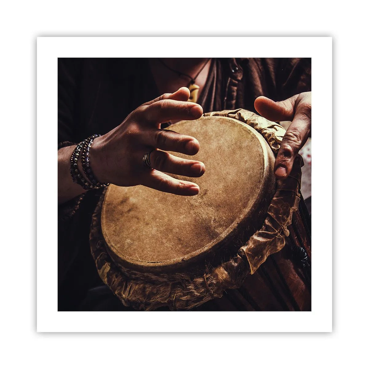 Poster - Im Rhythmus des Herzens - 50x50 cm