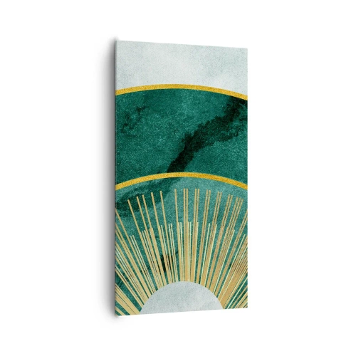 Bild auf Leinwand - Leinwandbild - Anderes Sonnensystem - 65x120 cm