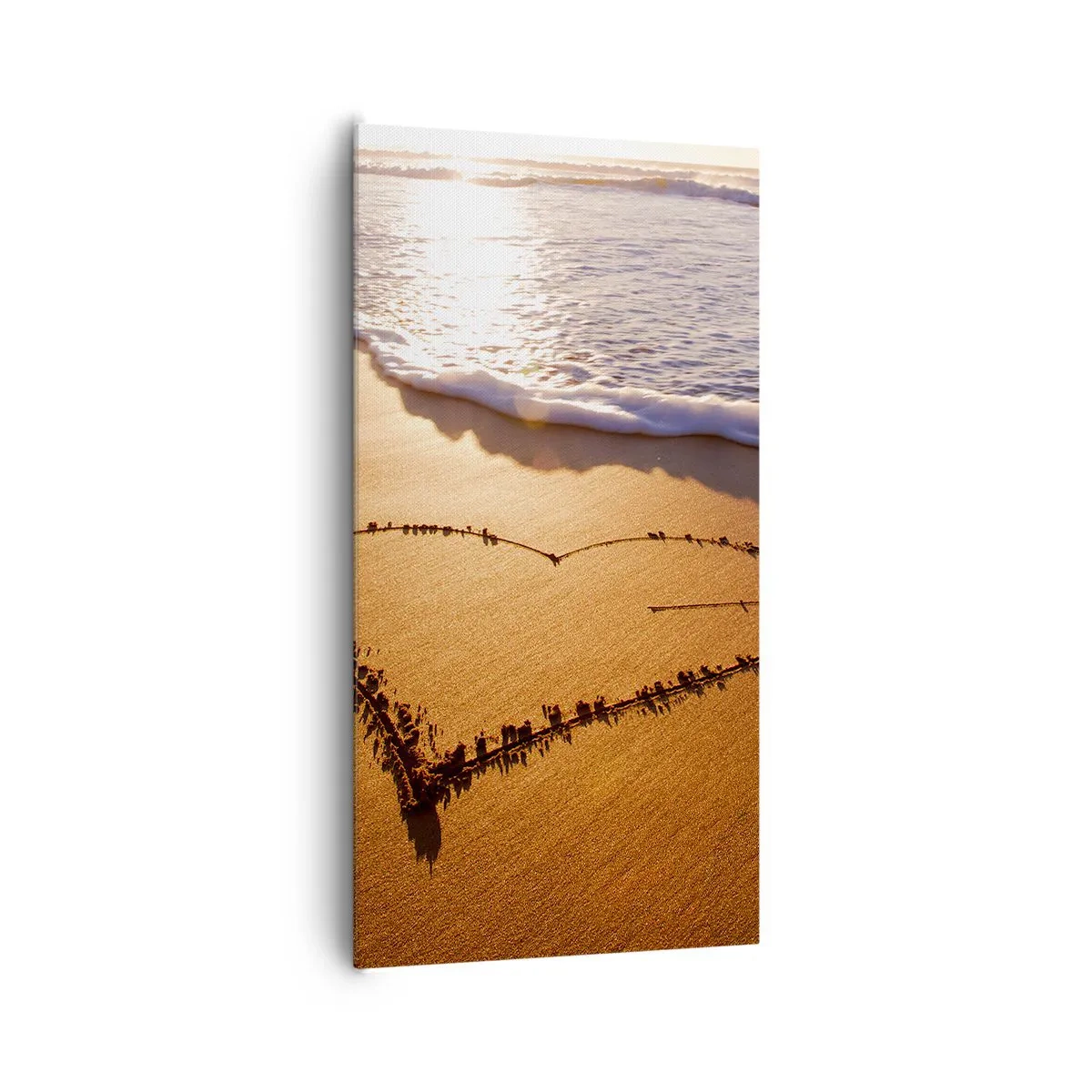 Bild auf Leinwand - Leinwandbild - Urlaubsgeständnis - 65x120 cm