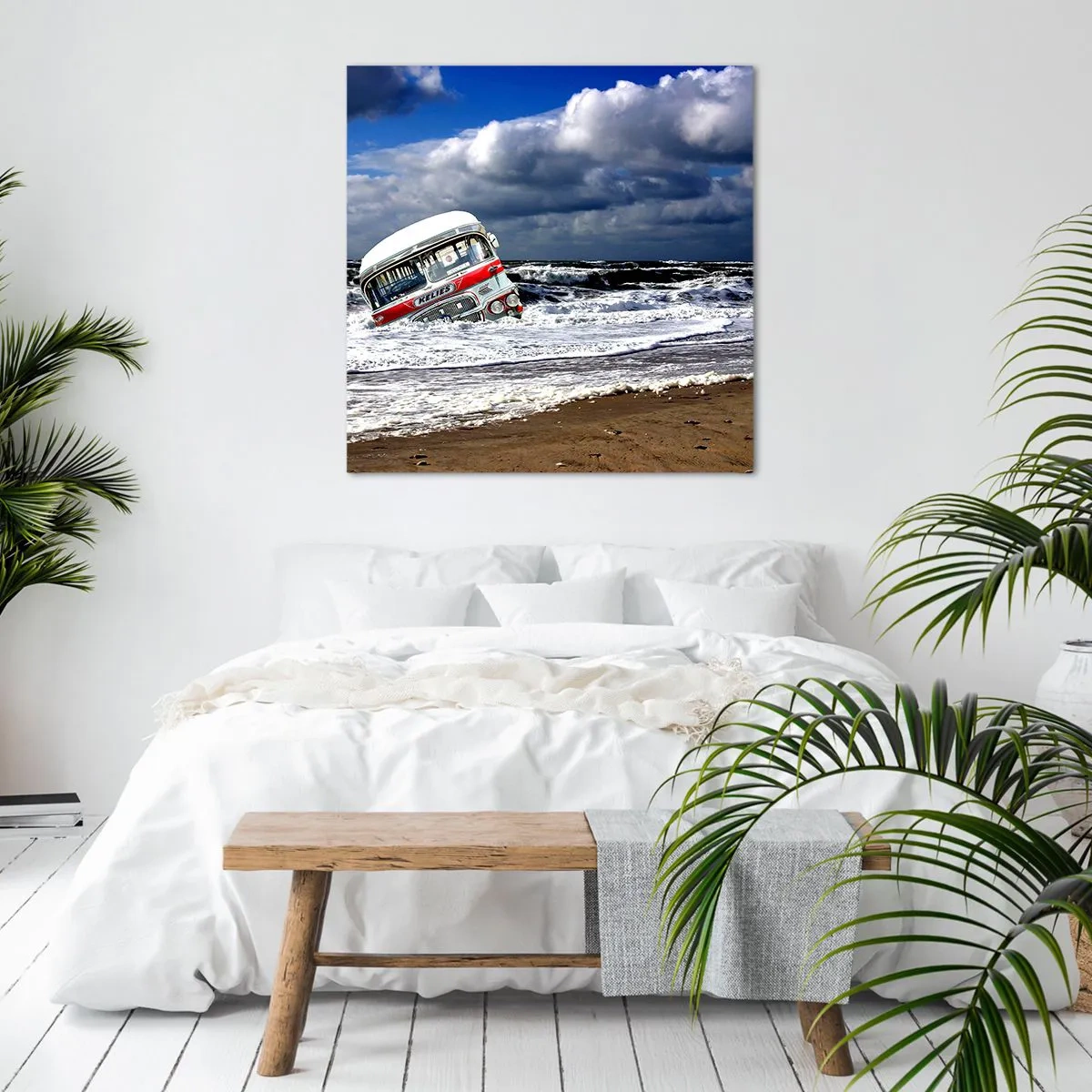 Bild auf Leinwand - Leinwandbild - Und was stehst du so erstaunt? - 30x30 cm