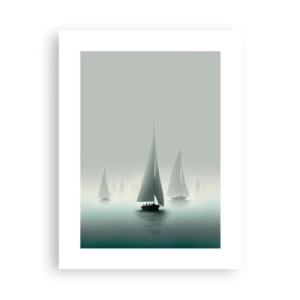Poster - Aus Nebel - 30x40 cm