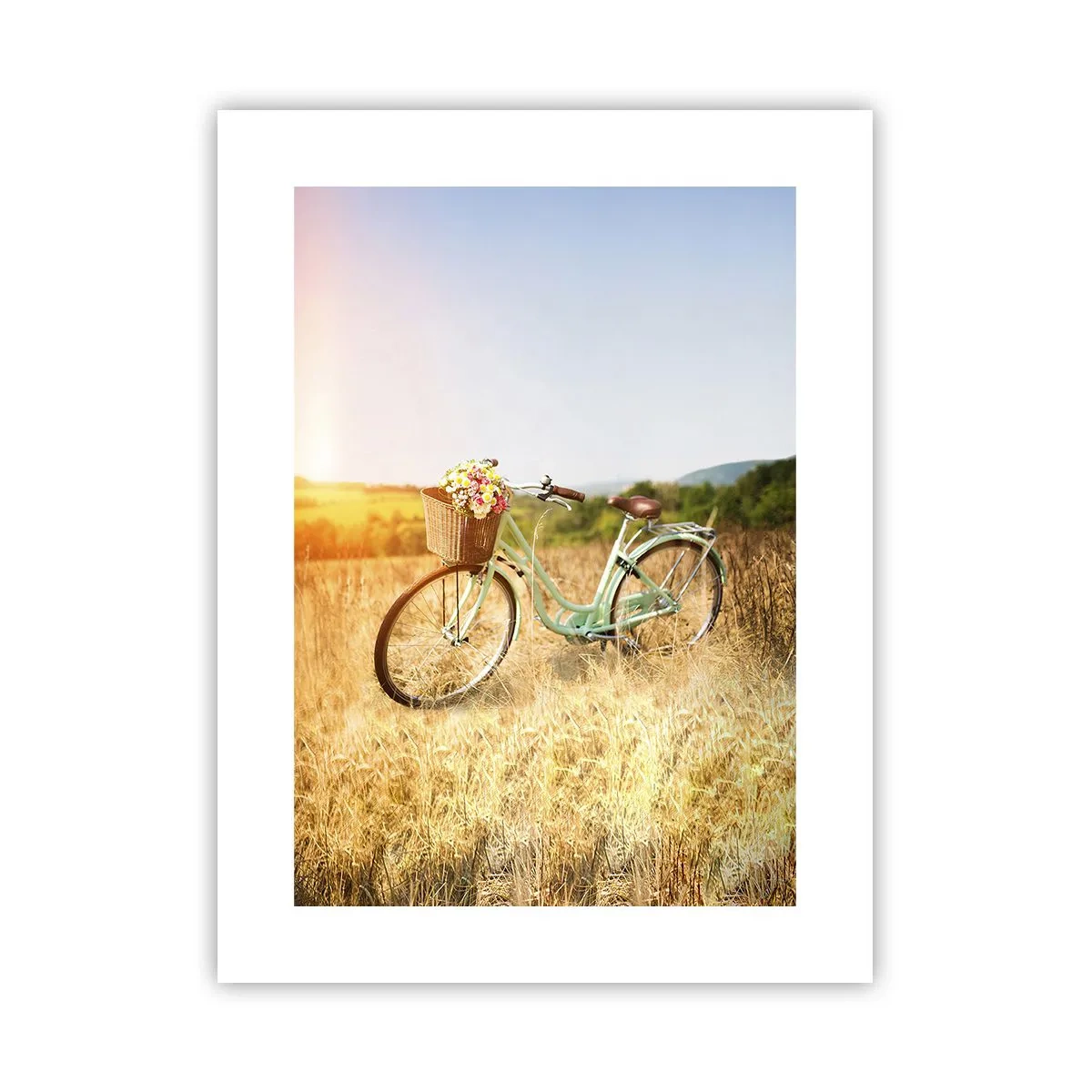 Poster - Ich bleibe eine Weile hier - 30x40 cm