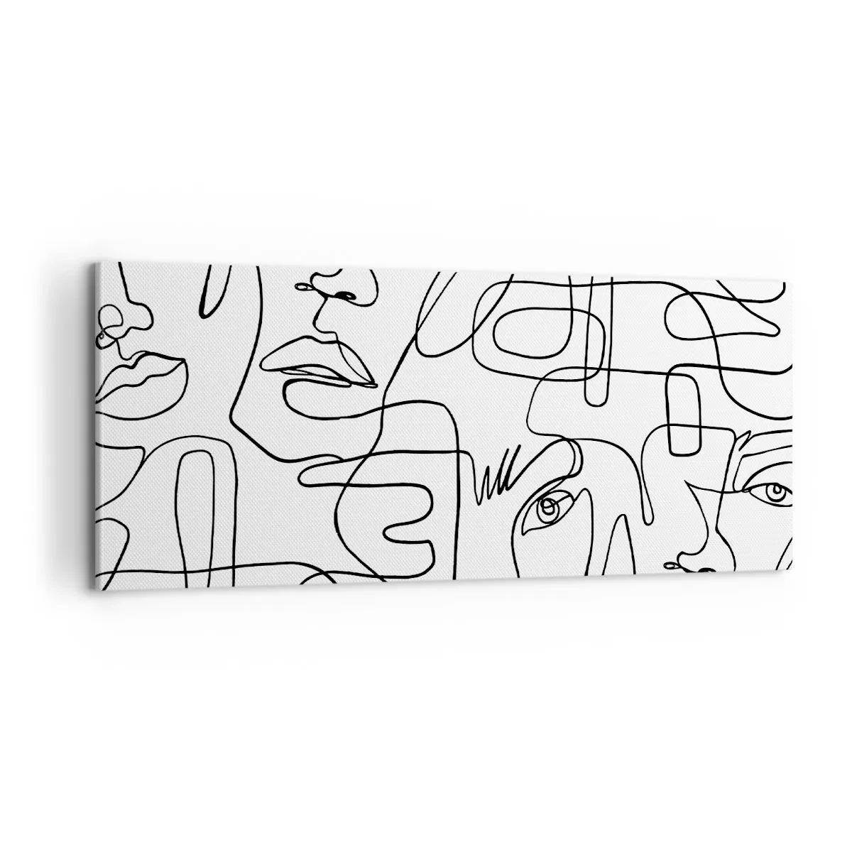 Bild auf Leinwand - Leinwandbild - In verworrenen Gefühlen - 100x40 cm