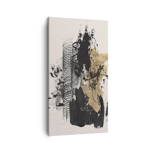 Bild auf Leinwand - Leinwandbild - Komposition mit Leidenschaft - 45x80 cm