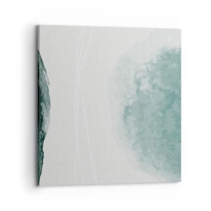 Bild auf Leinwand - Leinwandbild - Begegnung mit Nebel - 70x70 cm