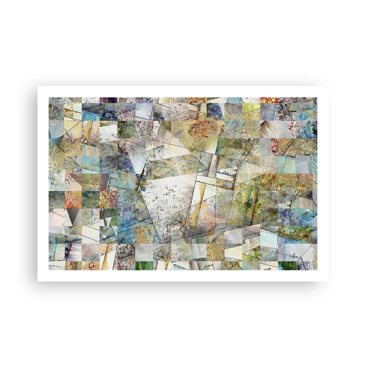 Poster - Geometrische Mischung - 91x61 cm