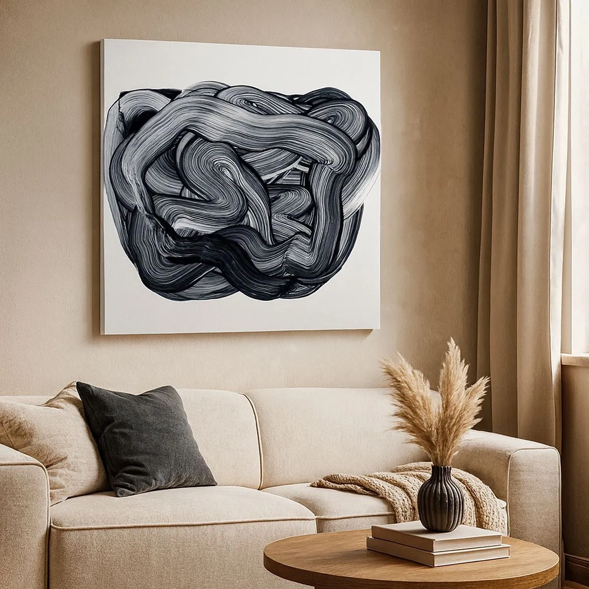 Bild auf Leinwand - Leinwandbild - Es ist nicht so einfach - 30x30 cm