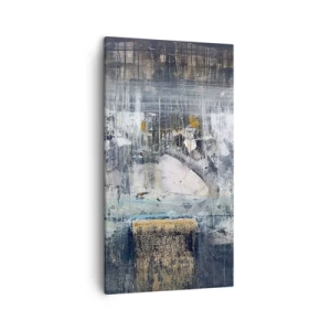 Bild auf Leinwand - Leinwandbild - Wie auf Eis, wie nach Dezember - 45x80 cm