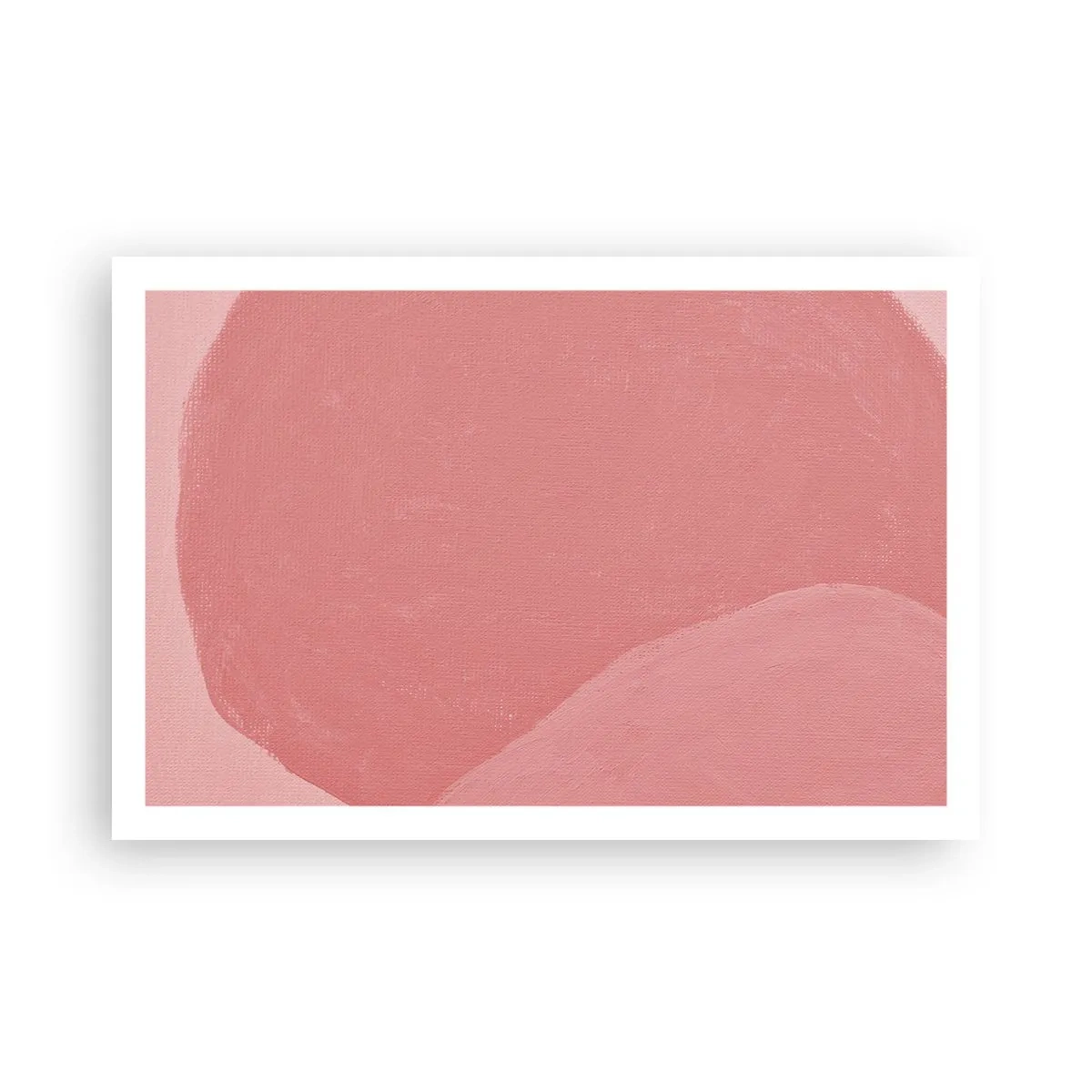 Poster - Organische Komposition in Rosa - 91x61 cm