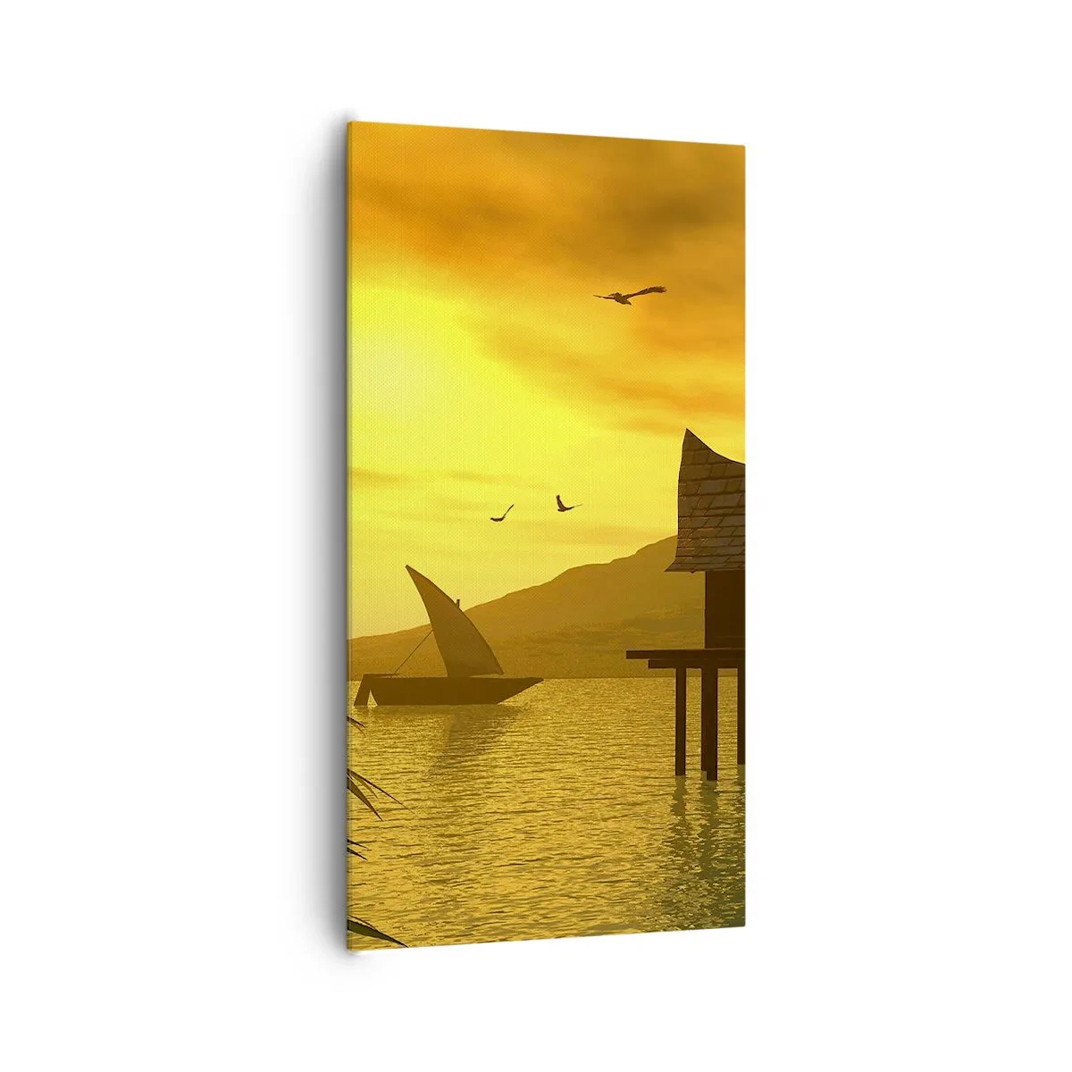 Bild auf Leinwand - Leinwandbild - Der ersehnte Frieden - 65x120 cm