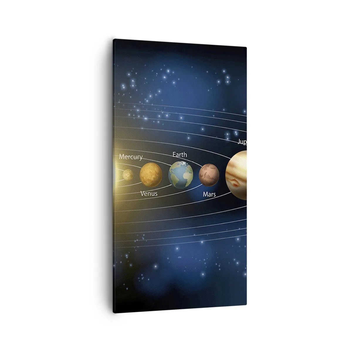 Bild auf Leinwand - Leinwandbild - Einer von zehn - 55x100 cm