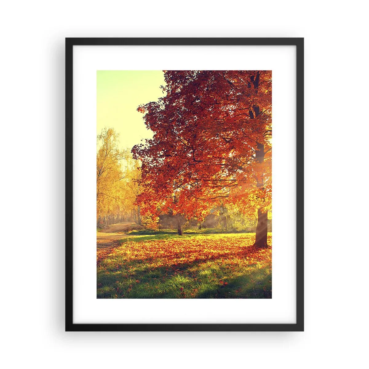 Poster in einem schwarzem Rahmen - Unhöflich ist schön - 40x50 cm