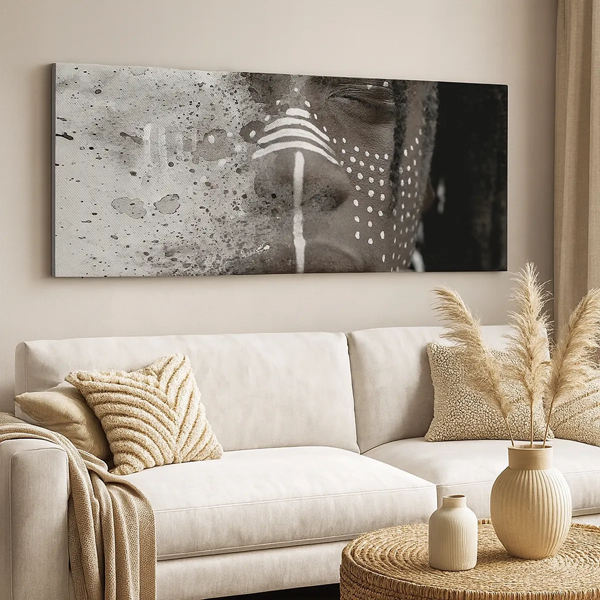 Bild auf Leinwand - Leinwandbild - Entdecke den Urgeist - 30x30 cm