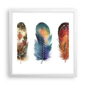 Poster in einem weißen Rahmen - Rituale, Zeremonien, Geheimnisse - 40x40 cm