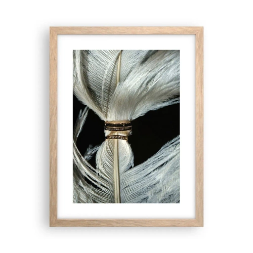 Poster in einem Rahmen aus heller Eiche - ... und ich werde dich nicht verlassen ... - 30x40 cm