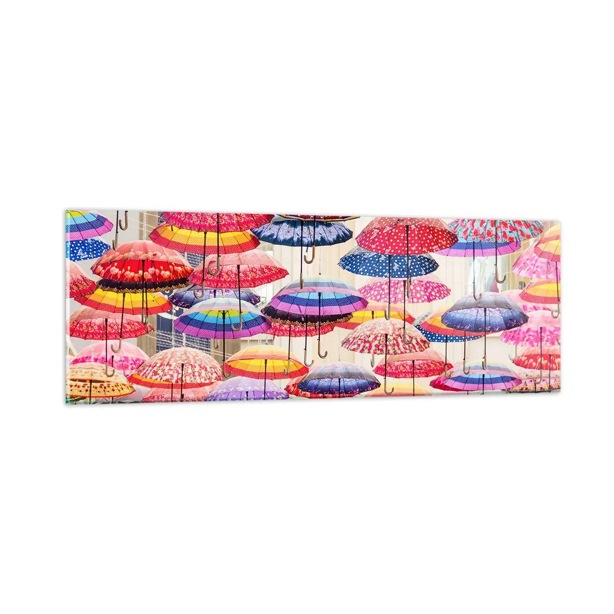 Glasbild - Bild auf glas - Stadtwiese - 90x30 cm