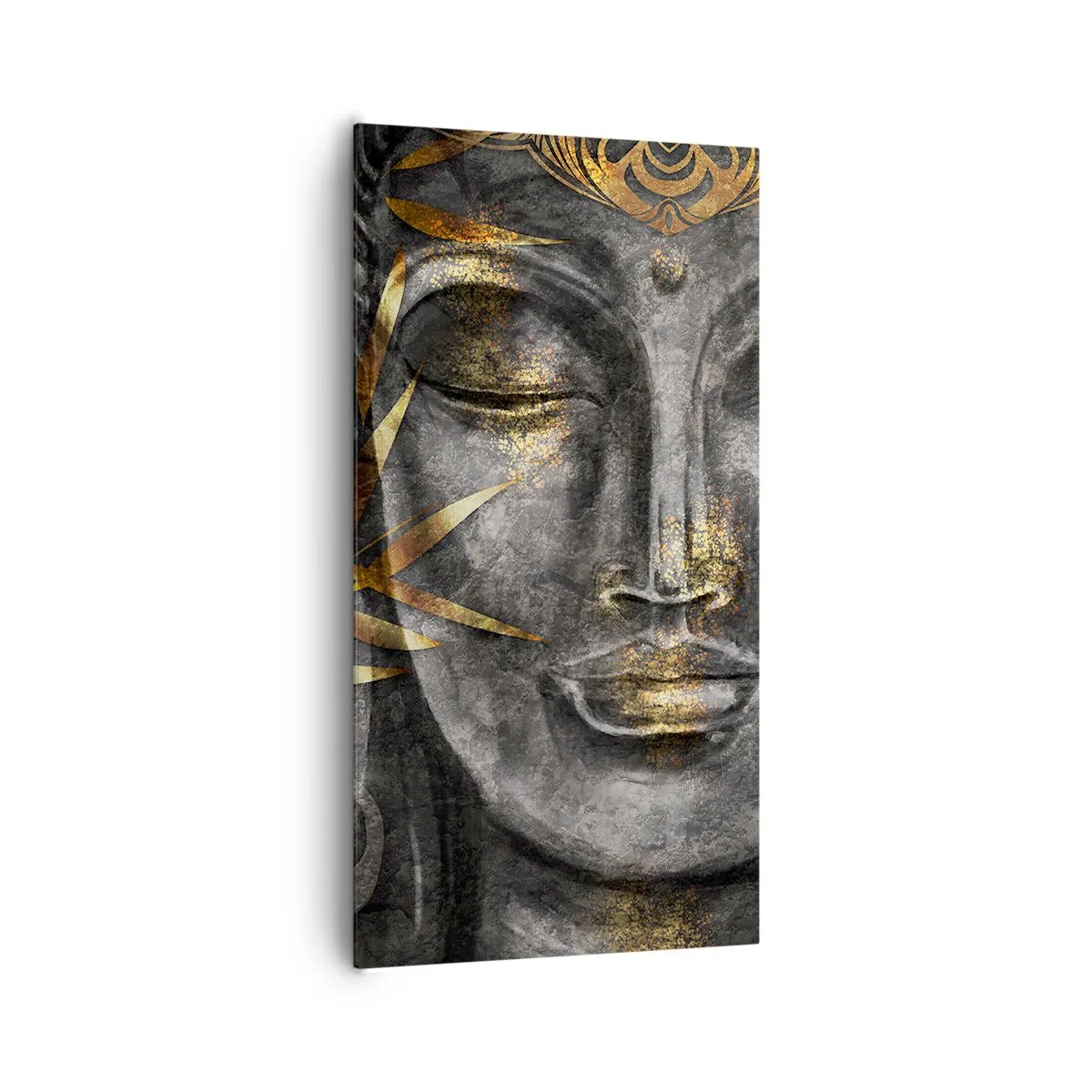 Bild auf Leinwand - Leinwandbild - Fühle den Frieden - 65x120 cm