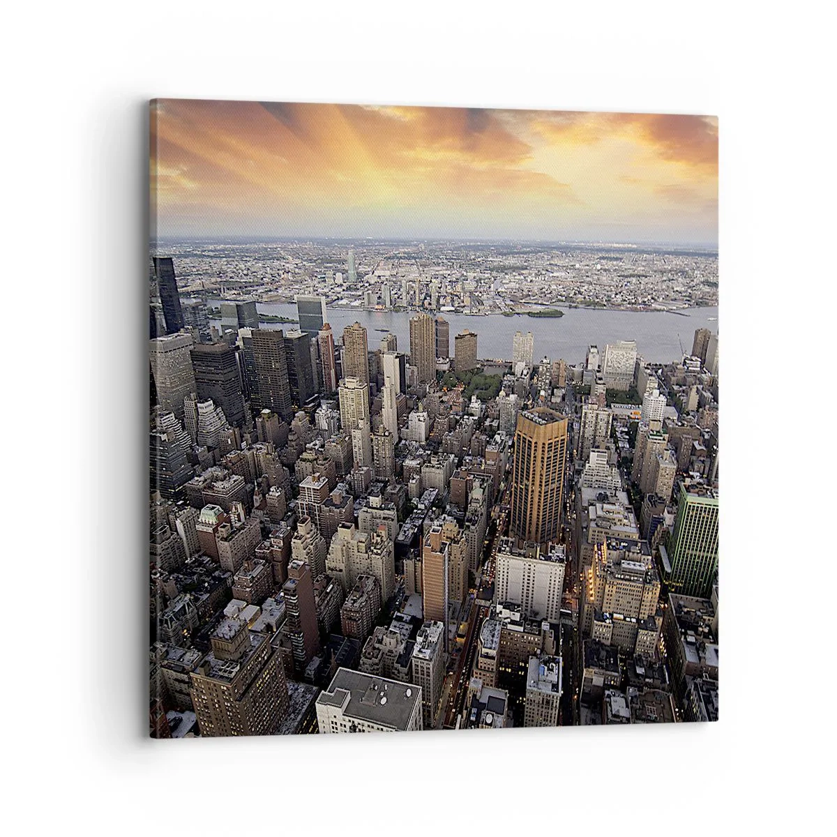 Bild auf Leinwand - Leinwandbild - Das schlagende Herz unserer Zeit - 70x70 cm