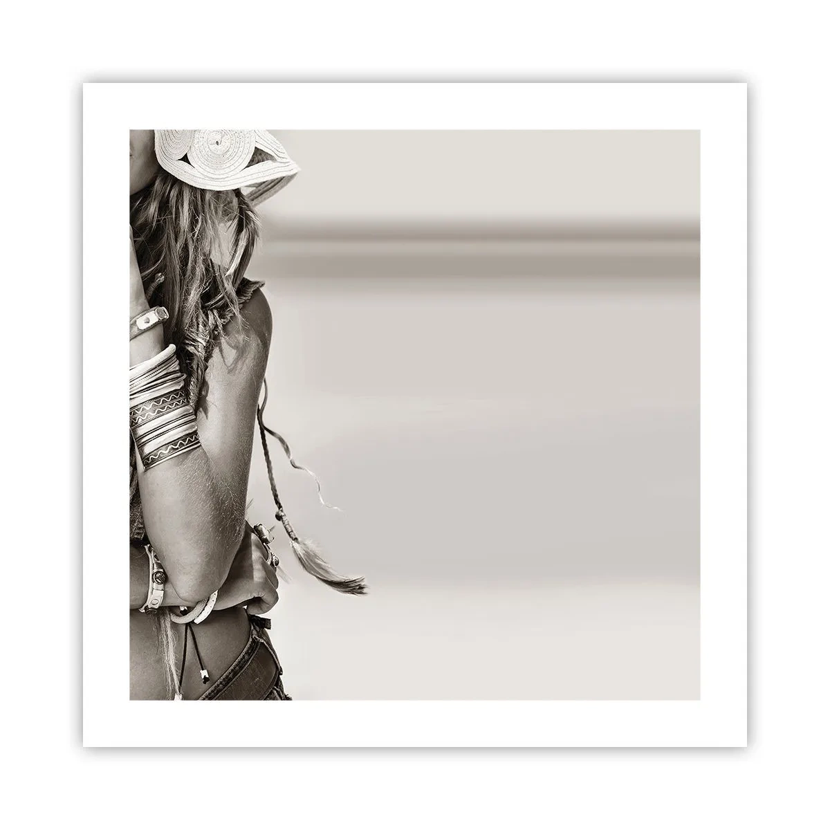 Poster - Wieso ein Mädchen - 50x50 cm