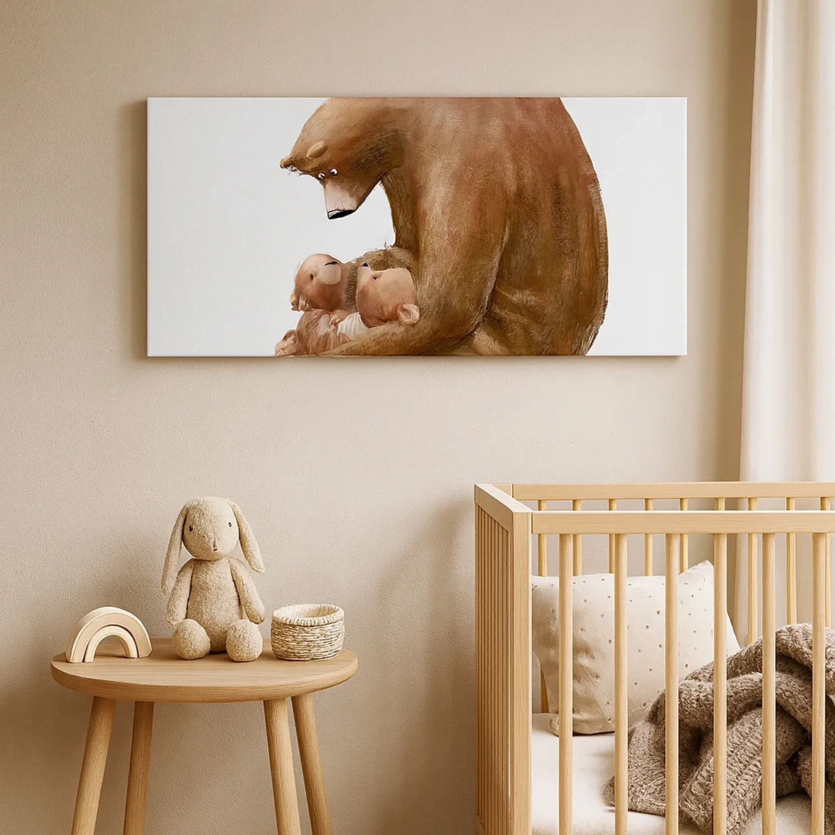 Bild auf Leinwand - Leinwandbild - Süße Träume, Kinder - 30x30 cm