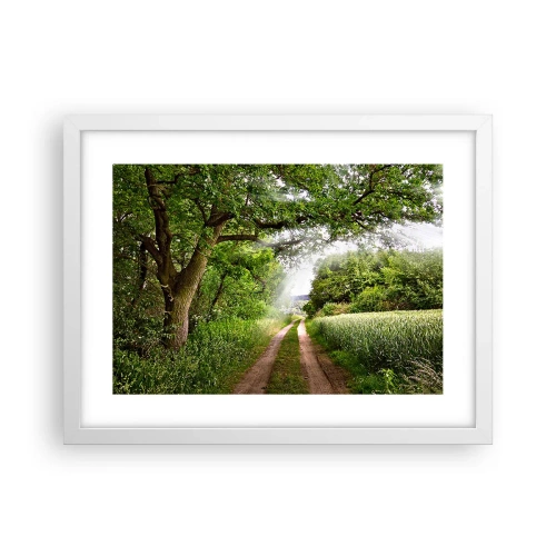 Poster in einem weißen Rahmen - Et in Arcadia ego - 40x30 cm