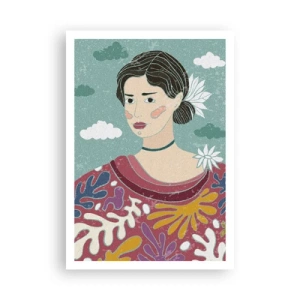 Poster - Mit Melancholie im Blick - 70x100 cm