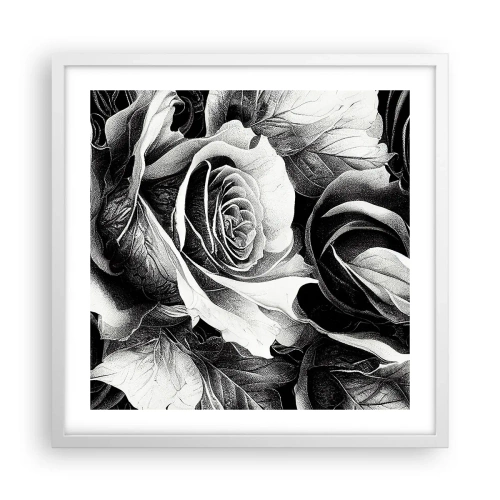 Poster in einem weißen Rahmen - Immer Königin - 50x50 cm