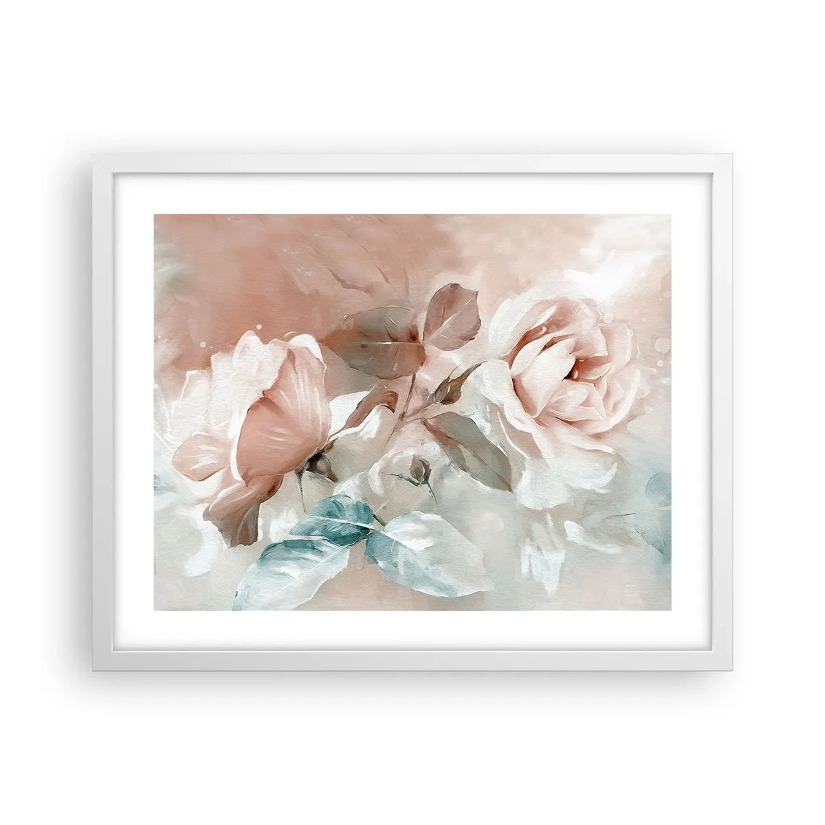 Poster in einem weißen Rahmen - Geist der Romantik - 50x40 cm