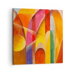 Bild auf Leinwand - Leinwandbild - Kathedrale der Sonne - 60x60 cm