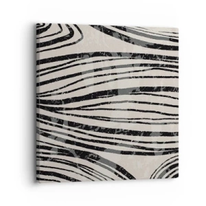 Bild auf Leinwand - Leinwandbild - Linienpool - 30x30 cm